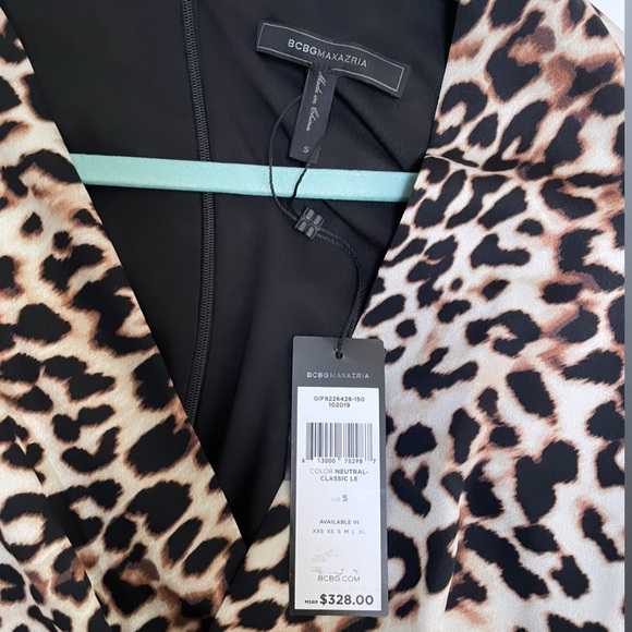 NWT BCBG MAXAZARIA Leopard jumpsuit — 328$ value ! Small - Picture 6 of 6